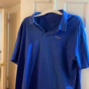 Patagonia blue polo